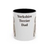 11oz Yorkshire Terrier Dog Dad Mug, Vintage Sketch Coffee Mug, Dog Dad Gift