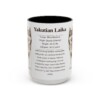 15oz Yakutian Laika Mug, Illustrated Dog Breed Facts Coffee Mug, Vintage Dog Keepsake Gift