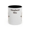11oz Shepherd Mix Mug, Vintage Dog Portrait Coffee Mug, Dog Lover Gift