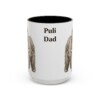 15oz Puli Dog Dad Mug, Vintage Sketch Coffee Mug, Dog Dad Gift