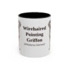 11oz Wirehaired Pointing Griffon Latin Mug, Vintage Dog Coffee Mug, Dog Lover Gift
