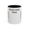 11oz Pomeranian Dog Mom Mug, Vintage Sketch Coffee Mug, Dog Mom Gift