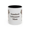 11oz Standard Schnauzer Dog Mom Mug, Vintage Sketch Coffee Mug, Dog Mom Gift