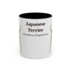 11oz Japanese Terrier Latin Mug, Vintage Dog Coffee Mug, Dog Lover Gift