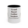 11oz Grand Basset Griffon Vendeen Latin Mug, Vintage Dog Coffee Mug, Dog Lover Gift