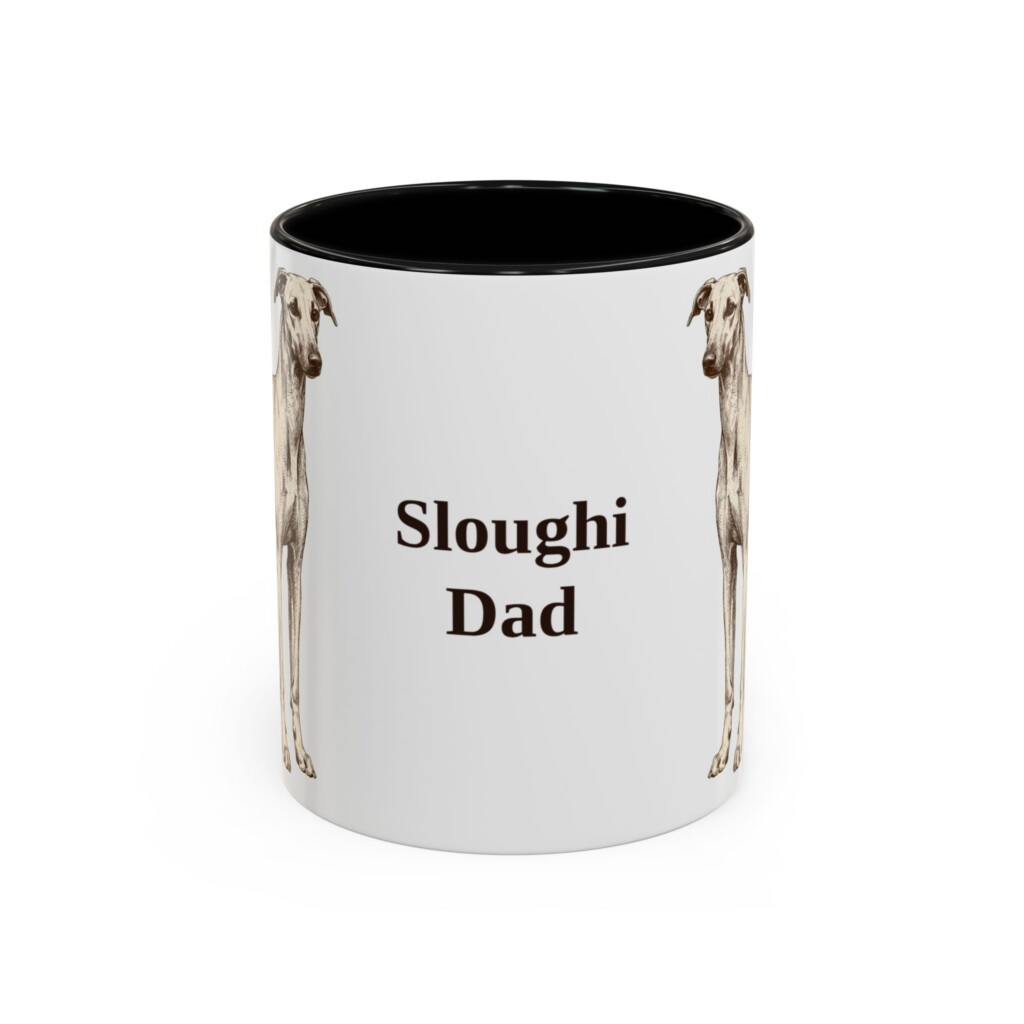 11801175957904385459_2048.jpeg 11oz Sloughi Dog Dad Mug, Vintage Sketch Coffee Mug, Dog Dad Gift