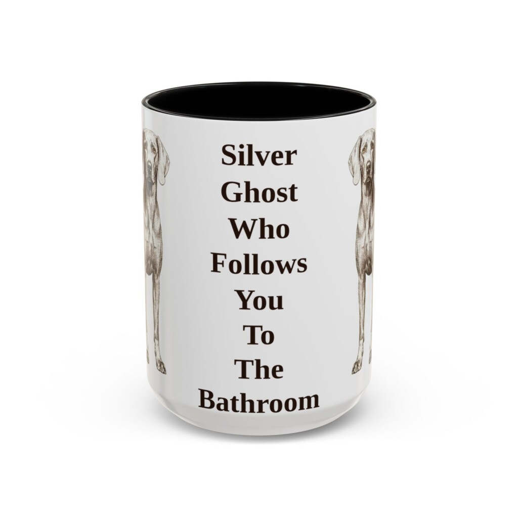 11812178490422503275_2048.jpeg 15oz Funny Weimaraner Mug, Vintage Dog Coffee Mug, Dog Lover Gift