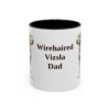 11oz Wirehaired Vizsla Dog Dad Mug, Vintage Sketch Coffee Mug, Dog Dad Gift