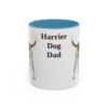11oz Harrier Dog Dog Dad Mug, Light Blue, front view