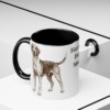11oz Harrier Dog Dog Mom Mug, Black, lifestyle photo