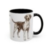 11oz Harrier Dog Dog Mom Mug, Black, right side view