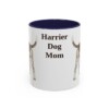 11oz Harrier Dog Dog Mom Mug, Navy, front view