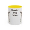 11oz Harrier Dog Dog Mom Mug, Yellow, front view