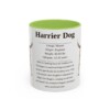 11oz Harrier Dog Mug, Light Green, front view