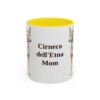 11oz Cirneco dell'Etna Dog Mom Mug, Yellow, front view