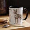 11oz Cirneco dell'Etna Mug, Black, lifestyle photo