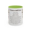 11oz Cirneco dell'Etna Mug, Light Green, front view