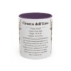 11oz Cirneco dell'Etna Mug, Purple, front view