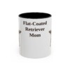 11oz-flat-coated-retriever-mug-mom-black-front 11oz flat coated retriever mug, Black