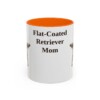 11oz-flat-coated-retriever-mug-mom-orange 11oz flat coated retriever mug, Orange