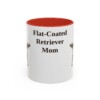 11oz-flat-coated-retriever-mug-mom-red 11oz flat coated retriever mug, Red