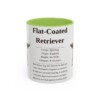 11oz flat coated retriever mug, Light Green
