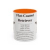 11oz flat coated retriever mug, Orange