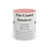 11oz flat coated retriever mug, Pink
