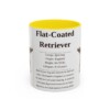 11oz flat coated retriever mug, Yellow