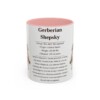 11oz Gerberian Shepsky Mug, Pink, front view