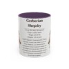 11oz Gerberian Shepsky Mug, Purple, front view