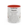 11oz Gerberian Shepsky Mug, Red, front view