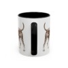 11oz Funny German Pinscher Mug, Black, back view