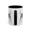 11oz German Pinscher Mug, Black, back view