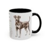 11oz German Pinscher Mug, Black, right side view