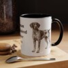 11oz German Shorthaired Pointer Dog Mom Mug, Black, lifestyle photo