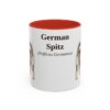 11oz-german-spitz-mug-latin-red 11oz German Spitz Latin Mug, Red, front view