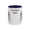 11oz-german-spitz-mug-navy 11oz German Spitz Mug, Navy, front view