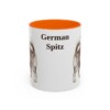 11oz-german-spitz-mug-orange 11oz German Spitz Mug, Orange, front view