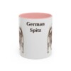 11oz-german-spitz-mug-pink 11oz German Spitz Mug, Pink, front view