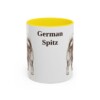 11oz-german-spitz-mug-yellow 11oz German Spitz Mug, Yellow, front view