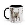 11oz Giant Schnauzer Latin Mug, Black, left side view
