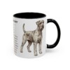11oz Giant Schnauzer Mug, Black, right side view