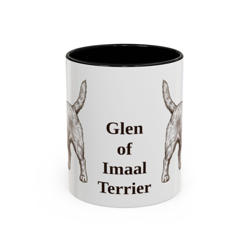 11oz Glen of Imaal Terrier Mug, Black, front view