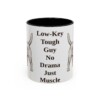 11oz Funny Glen of Imaal Terrier Mug, Black, front view