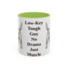 11oz Funny Glen of Imaal Terrier Mug, Light Green, front view