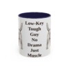 11oz Funny Glen of Imaal Terrier Mug, Navy, front view