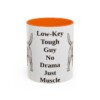11oz Funny Glen of Imaal Terrier Mug, Orange, front view