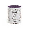 11oz Funny Glen of Imaal Terrier Mug, Purple, front view