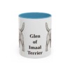 11oz Glen of Imaal Terrier Mug, Light Blue, front view